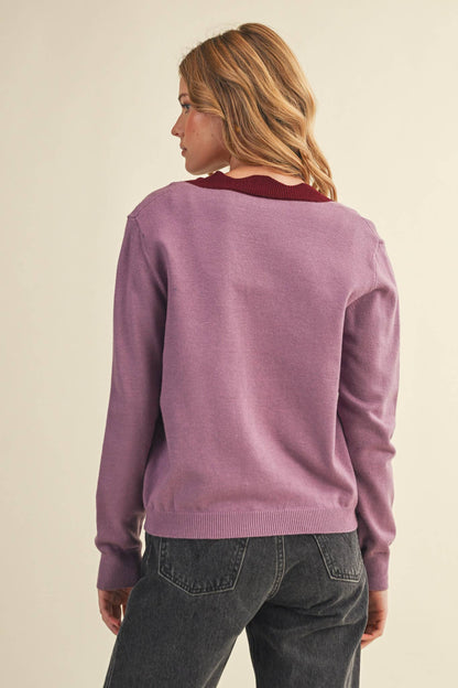 Scalloped Sweater Cardigan