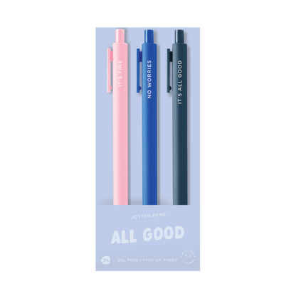 Jotter Sets 3 Pack Gel Pens