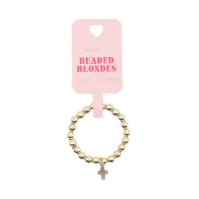 Mini Cross Charm Ring