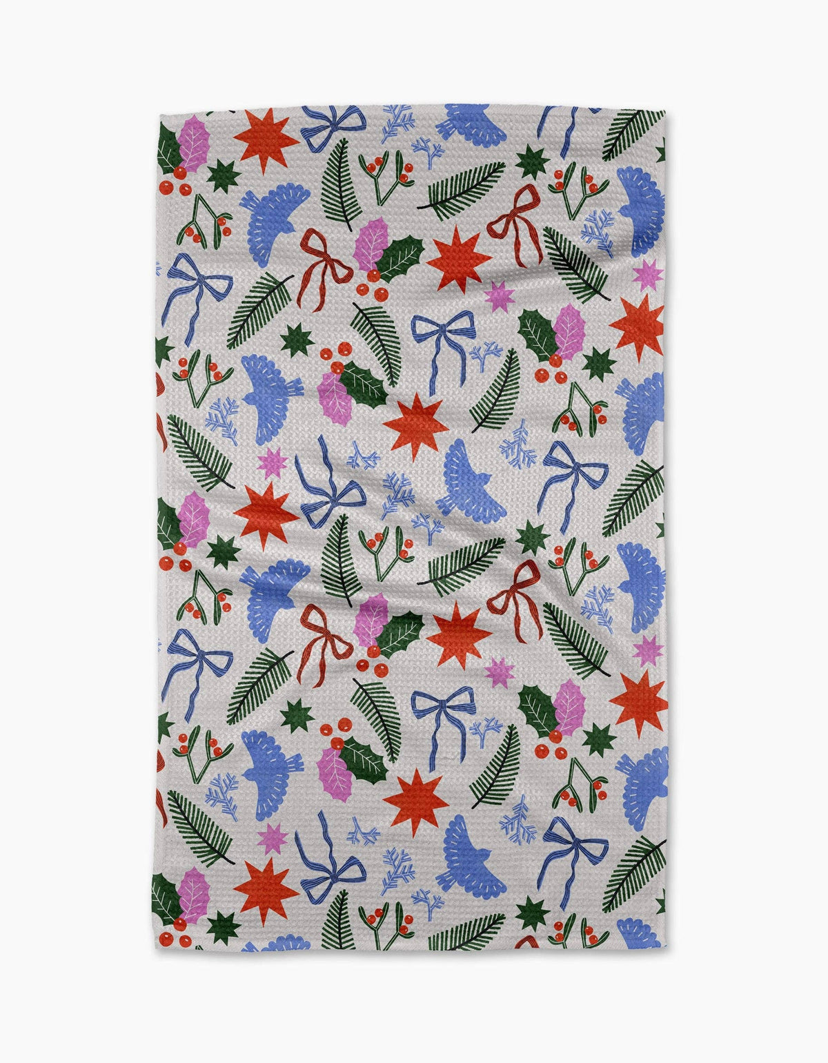 Christmas Garden Party Tea Towel