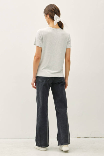 Bamboo Basic Round Neck T-Shirt