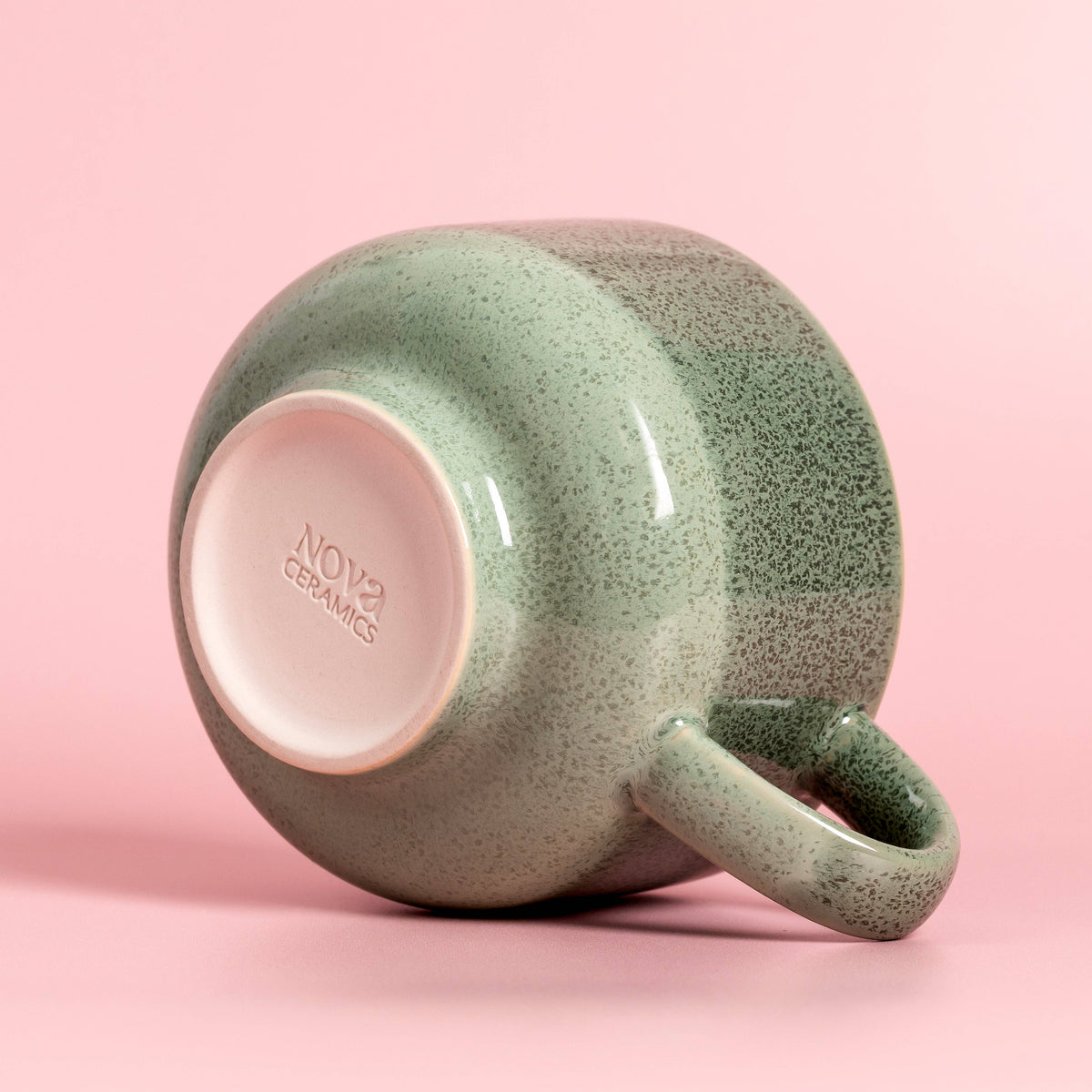 Emerald Handmade Ceramic Mug 16oz | Stoneware Coffee Mug