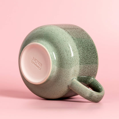 Emerald Handmade Ceramic Mug 16oz | Stoneware Coffee Mug