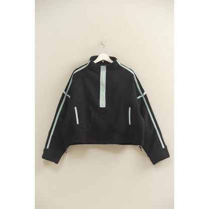 Fleece Half-Zip Pullover Jacket