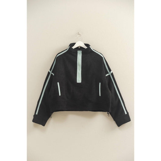 Fleece Half-Zip Pullover Jacket