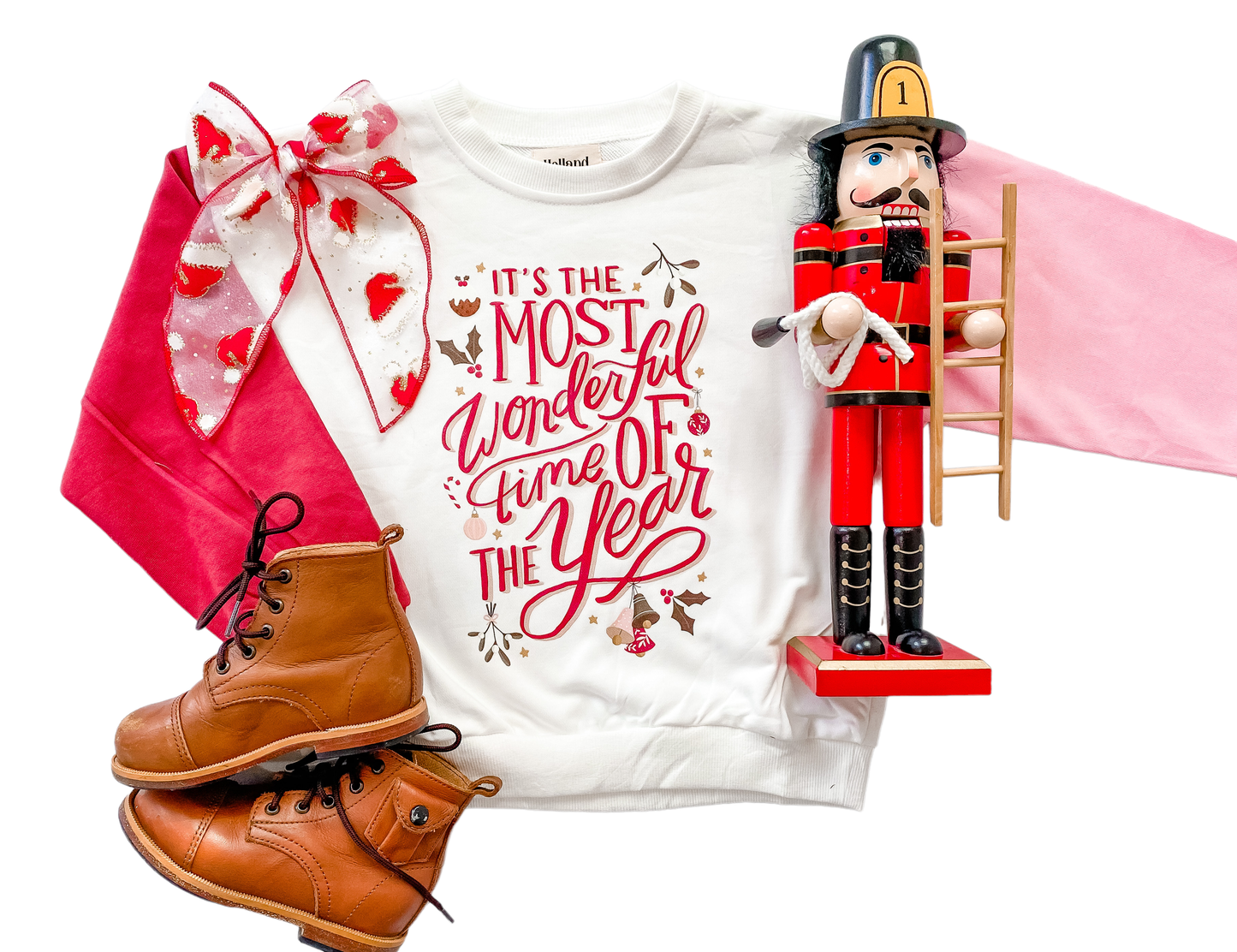 Most Wonderful Time | Girls Christmas Sweatshirt