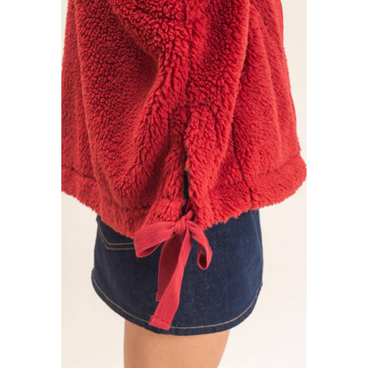 Sherpa Vest With Snap Closure