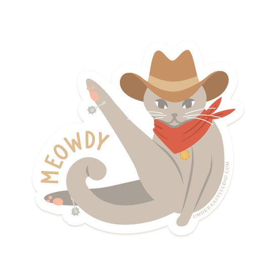 Meowdy Sticker