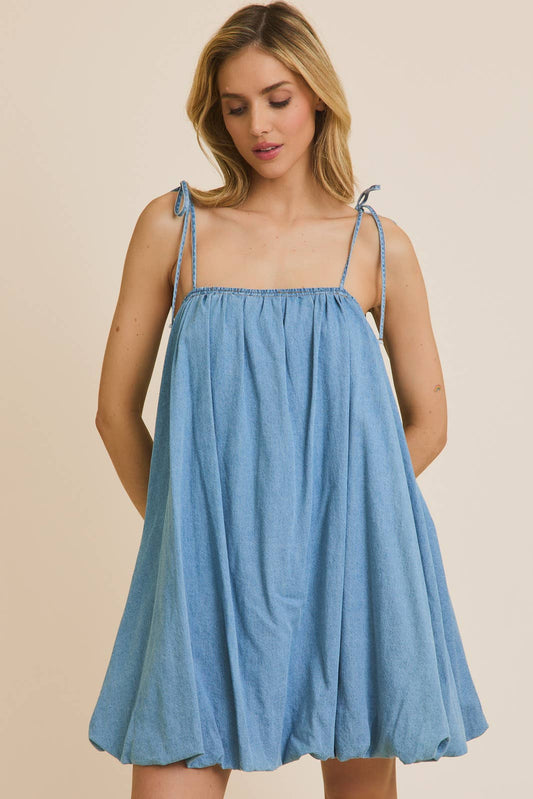 Denim Bubble Dress