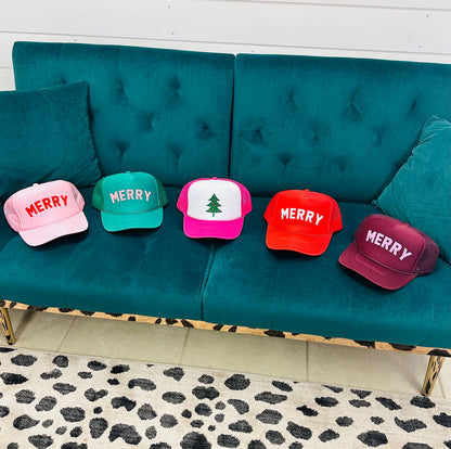 Velvet Merry Green Trucker Hat