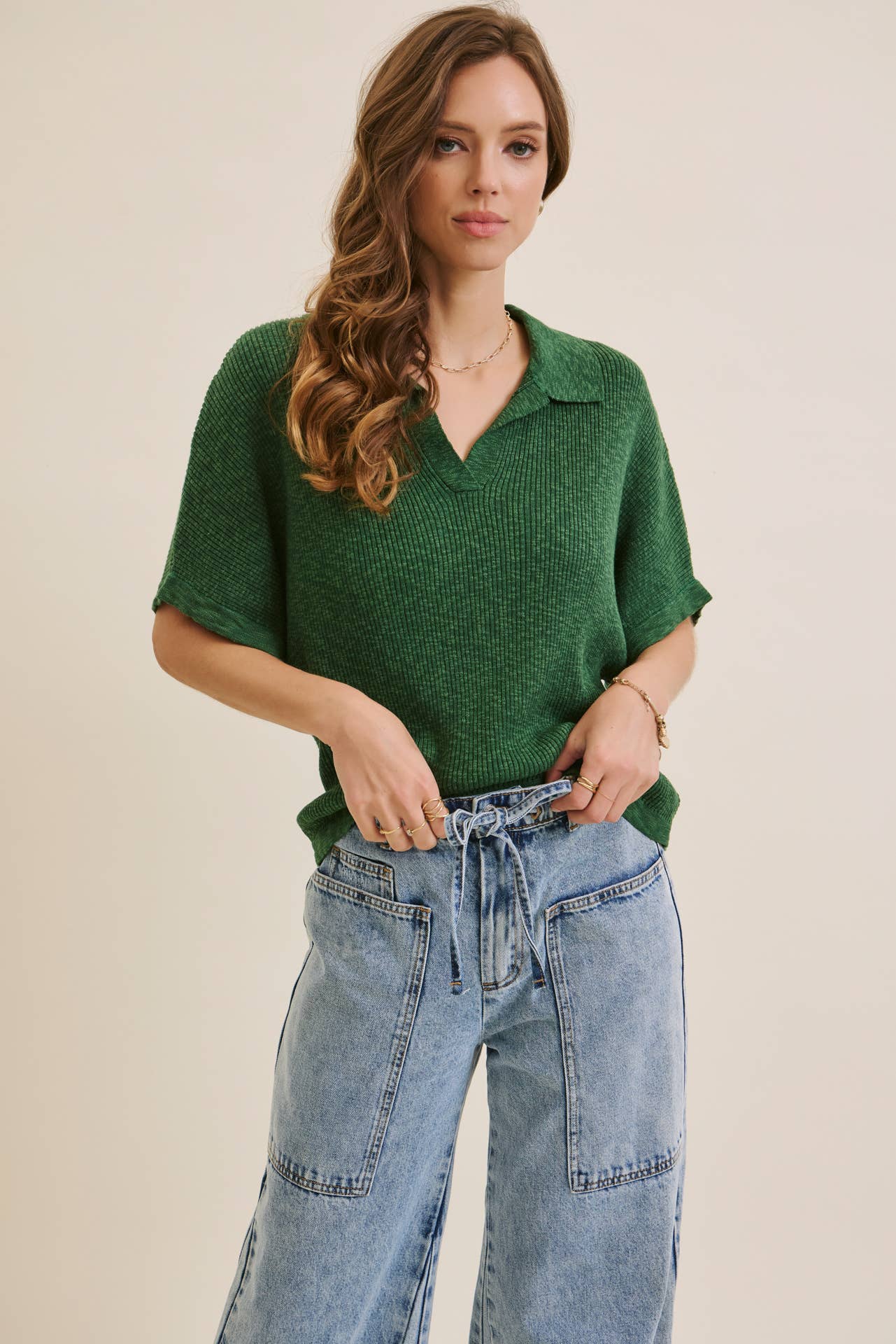 Ease and Grace Wide Leg Jeans