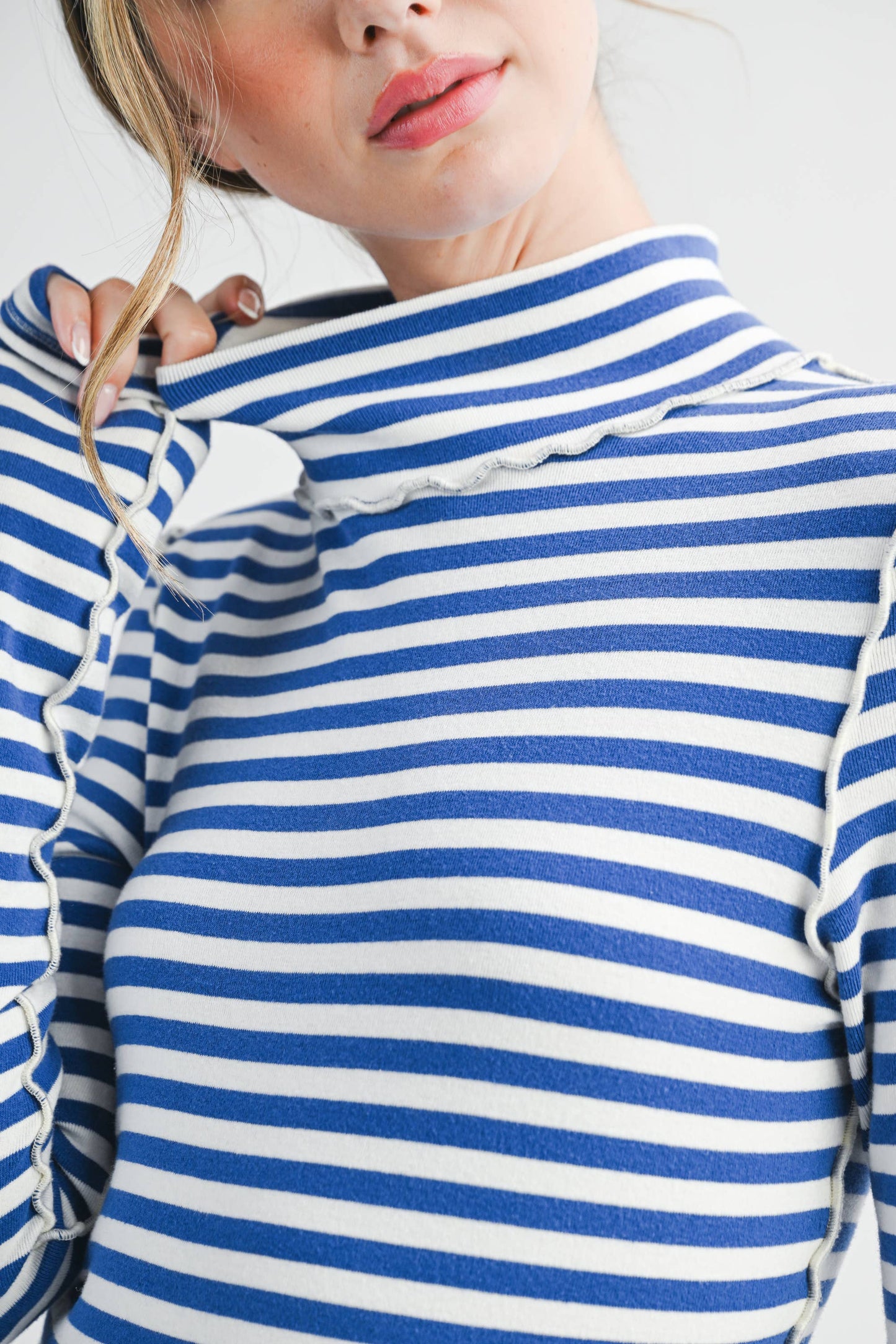 Tarah Mock Neck Top