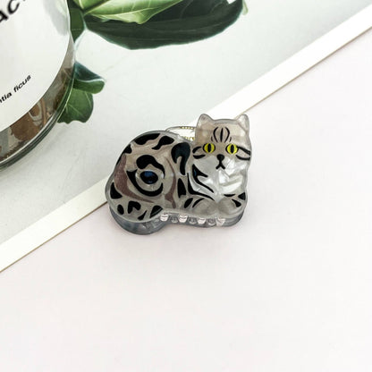 Mini Cute Kitten Claw Clip