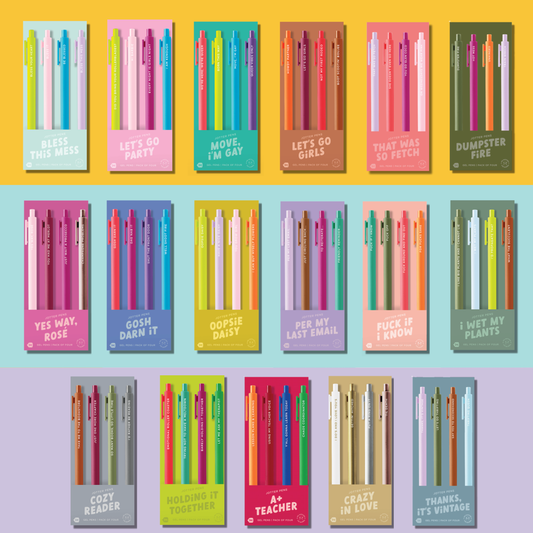 Jotter Sets 4 Pack Gel Pens