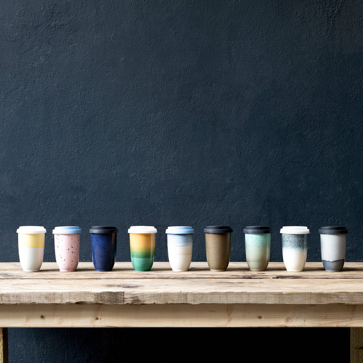 Lemon Ceramic Travel Cup 16oz | Perfect Christmas Gifts
