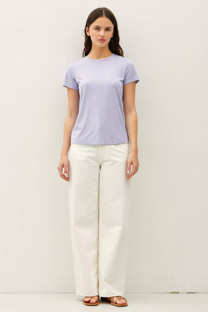 Bamboo Basic Round Neck T-Shirt