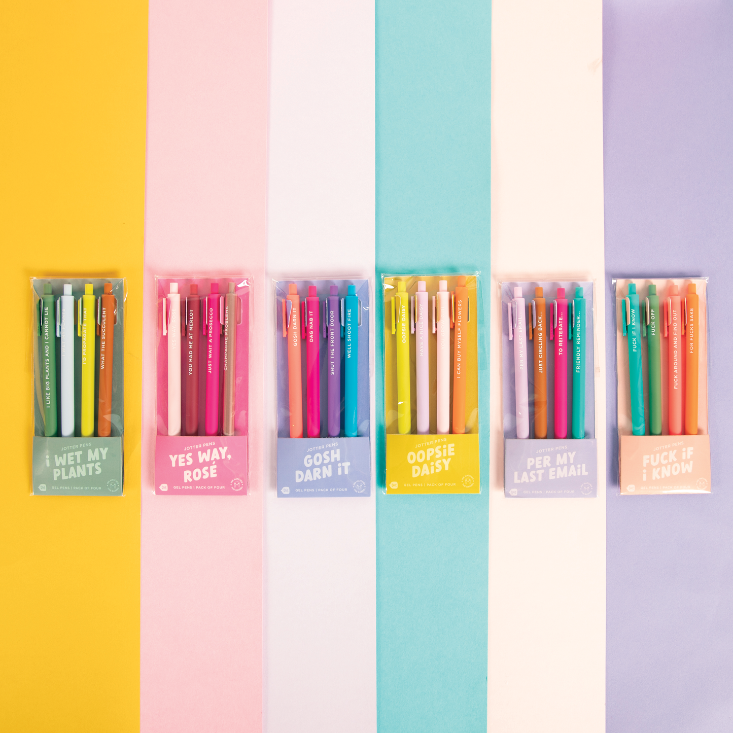 Jotter Sets 4 Pack Gel Pens