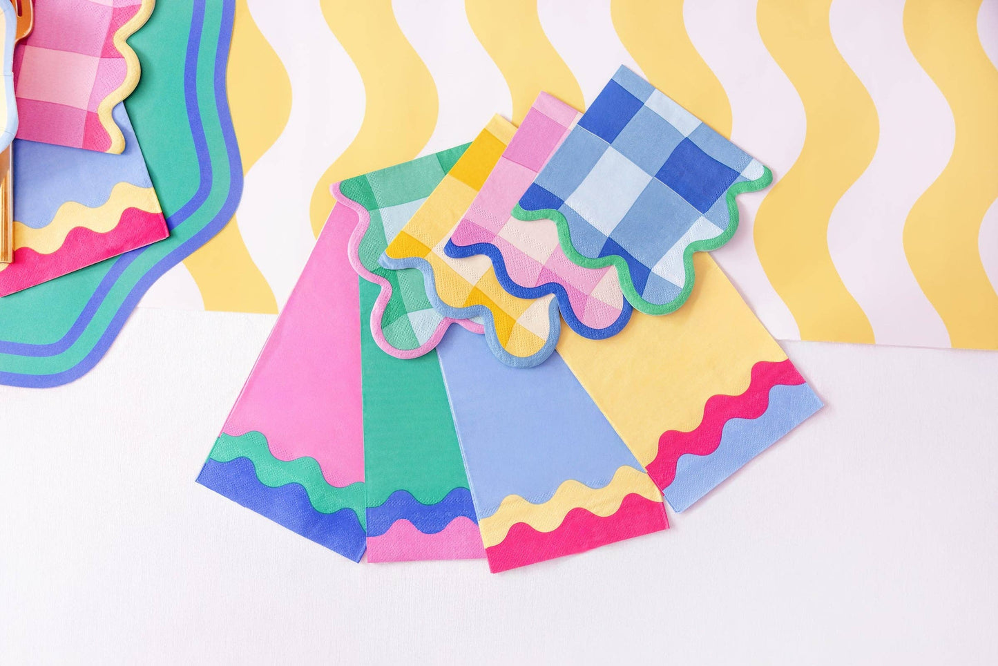 Colorwave Gingham Cocktail Napkins (20 ct)