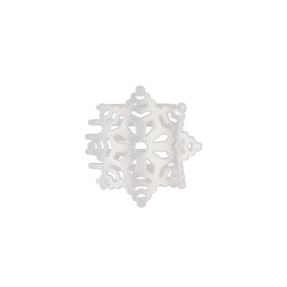 Glitter Snowflake | Flat Hair Clip