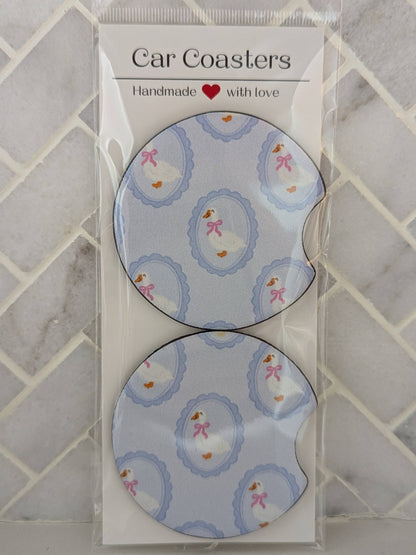 Silly Goose Car Coasters