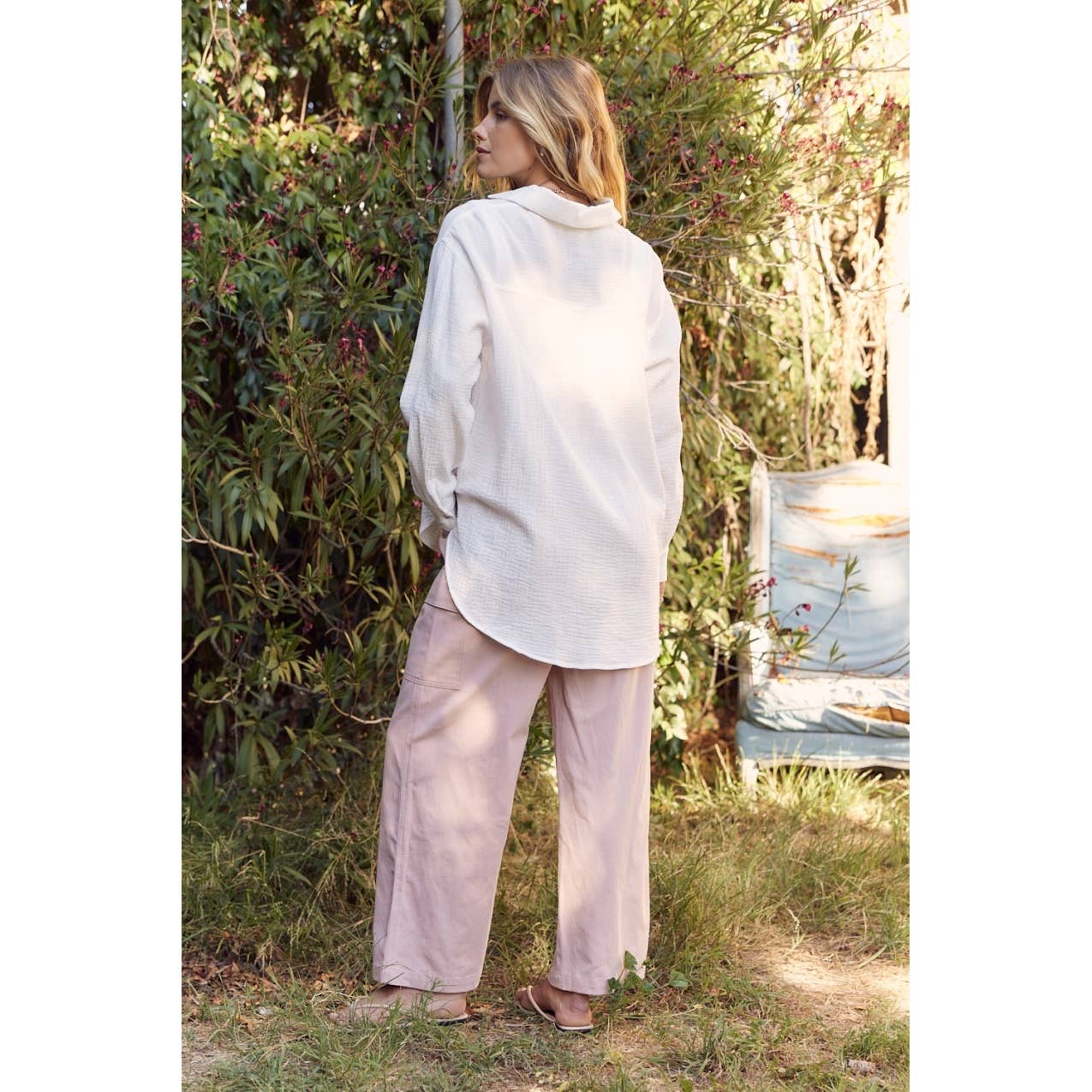 Cotton Twill Cargo Pants