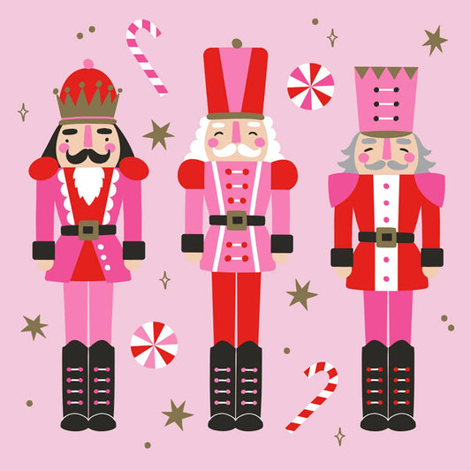 Holiday Cocktail Napkins | 3 Nutcracker