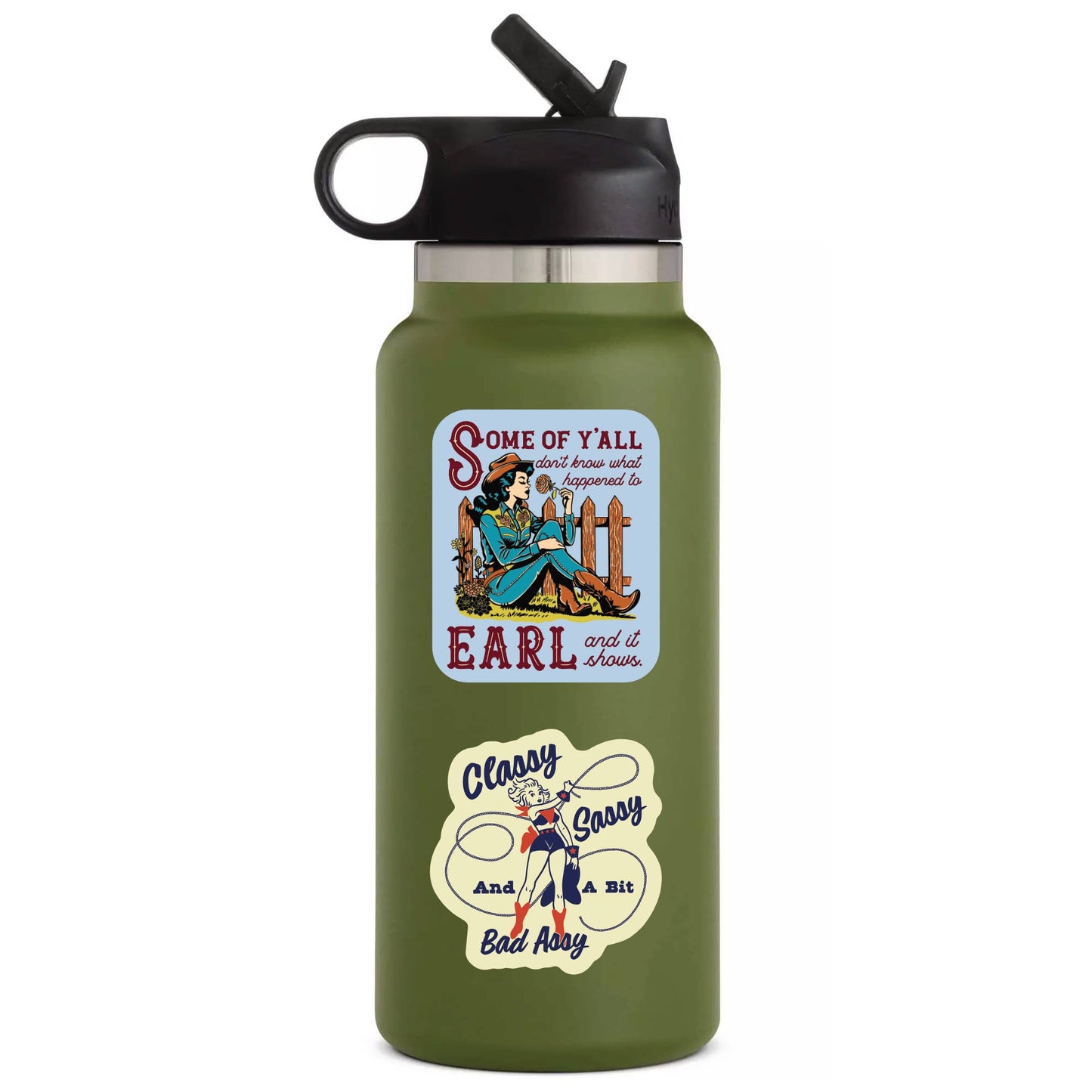 Country Cowgirl Earl Sticker