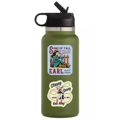 Country Cowgirl Earl Sticker