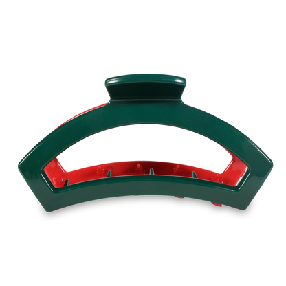 Open Red and Green Large Hair Clip