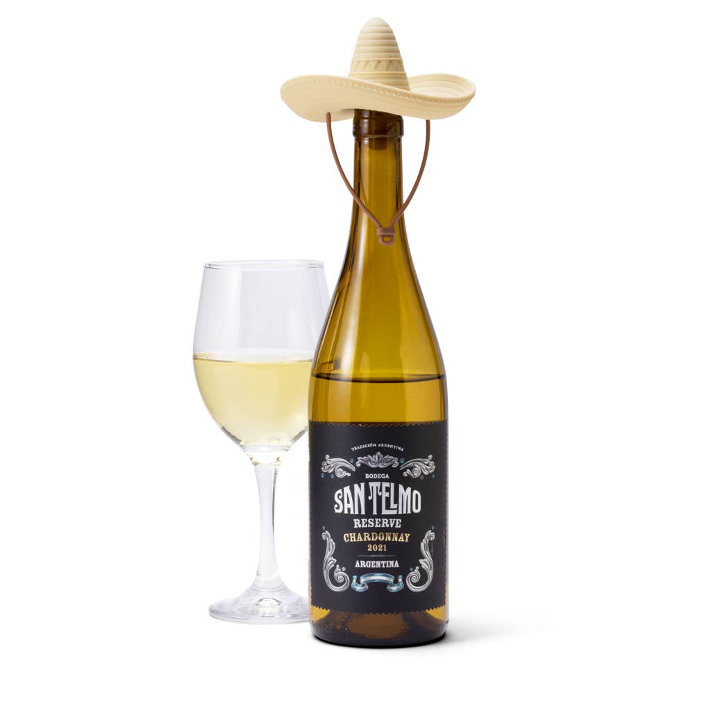 El Corko Silicone Sombrero Wine Stopper