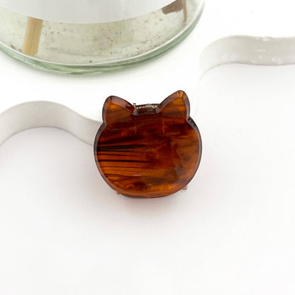 Mini Cat Hair Claw Clip
