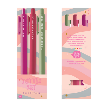 Holiday Jotter Sets Gel Pens