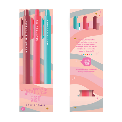 Holiday Jotter Sets Gel Pens