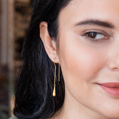 Refined Earring Collection - Teardrop Threader