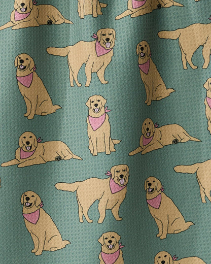 Golden Days Tea Towel