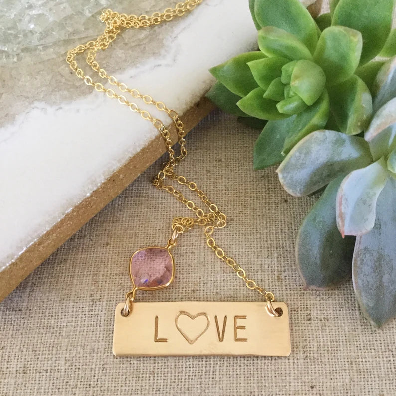 Love Bar Necklace